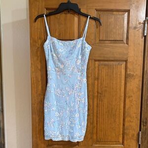 Windsor Blue Spaghetti Strap Dress, brand new with tags, 2025 HOCO